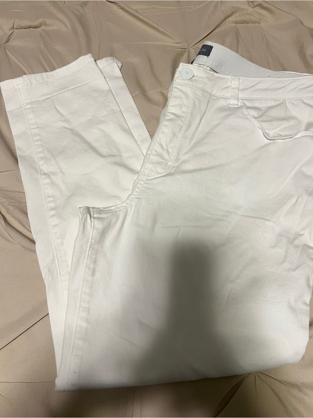Wit & Wisdom White Ankle Crop Pants